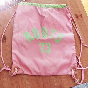 Pink & Lime Green Roots beach sports bag